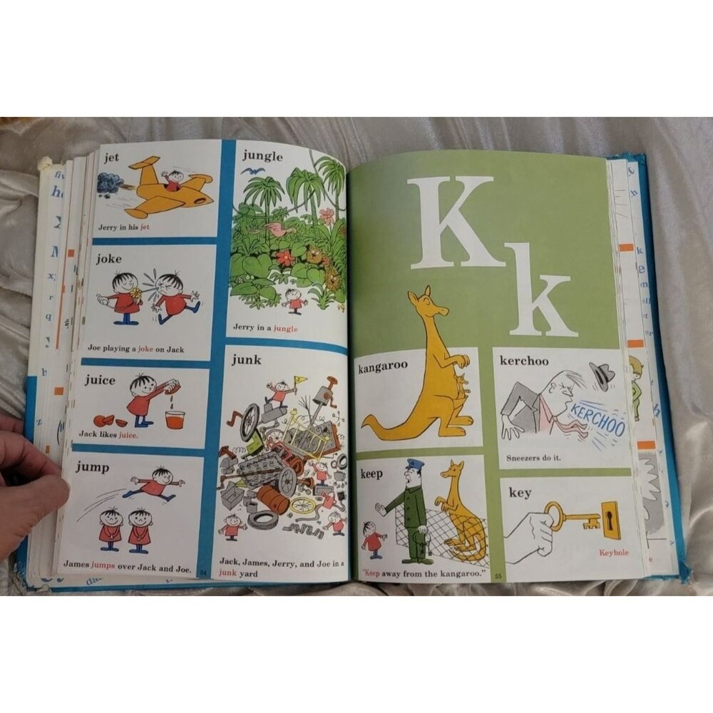 Vintage The Cat in the Hat Beginner Book Dictionary Hardcover | Dr. Seuss | P.D. - Picture 7 of 13